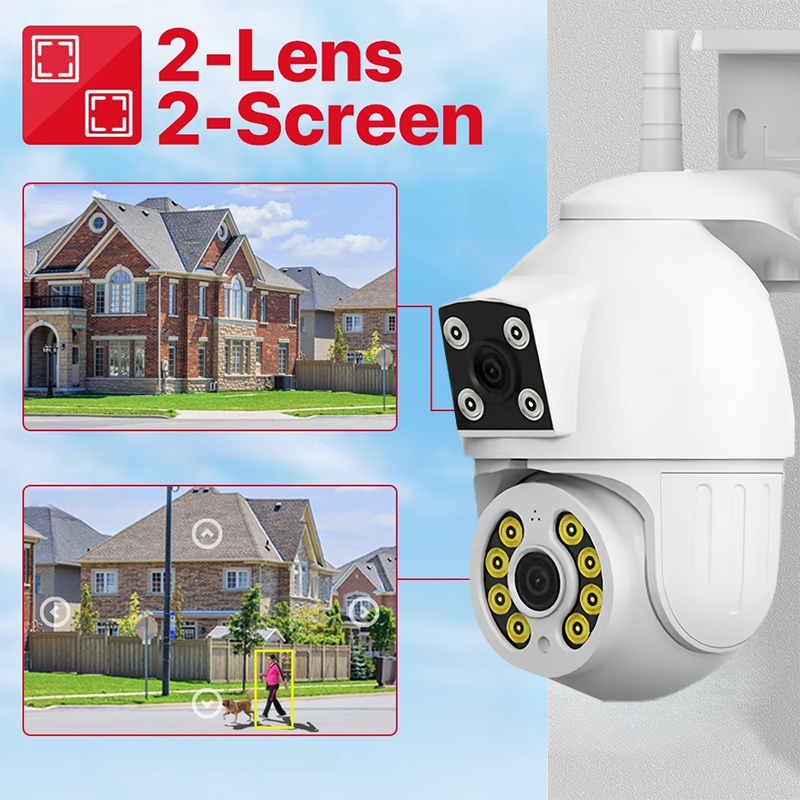 Jual V380 Pro Dual Lens HD 10MP CCTV Wifi Two Way Audio 360° Video ...