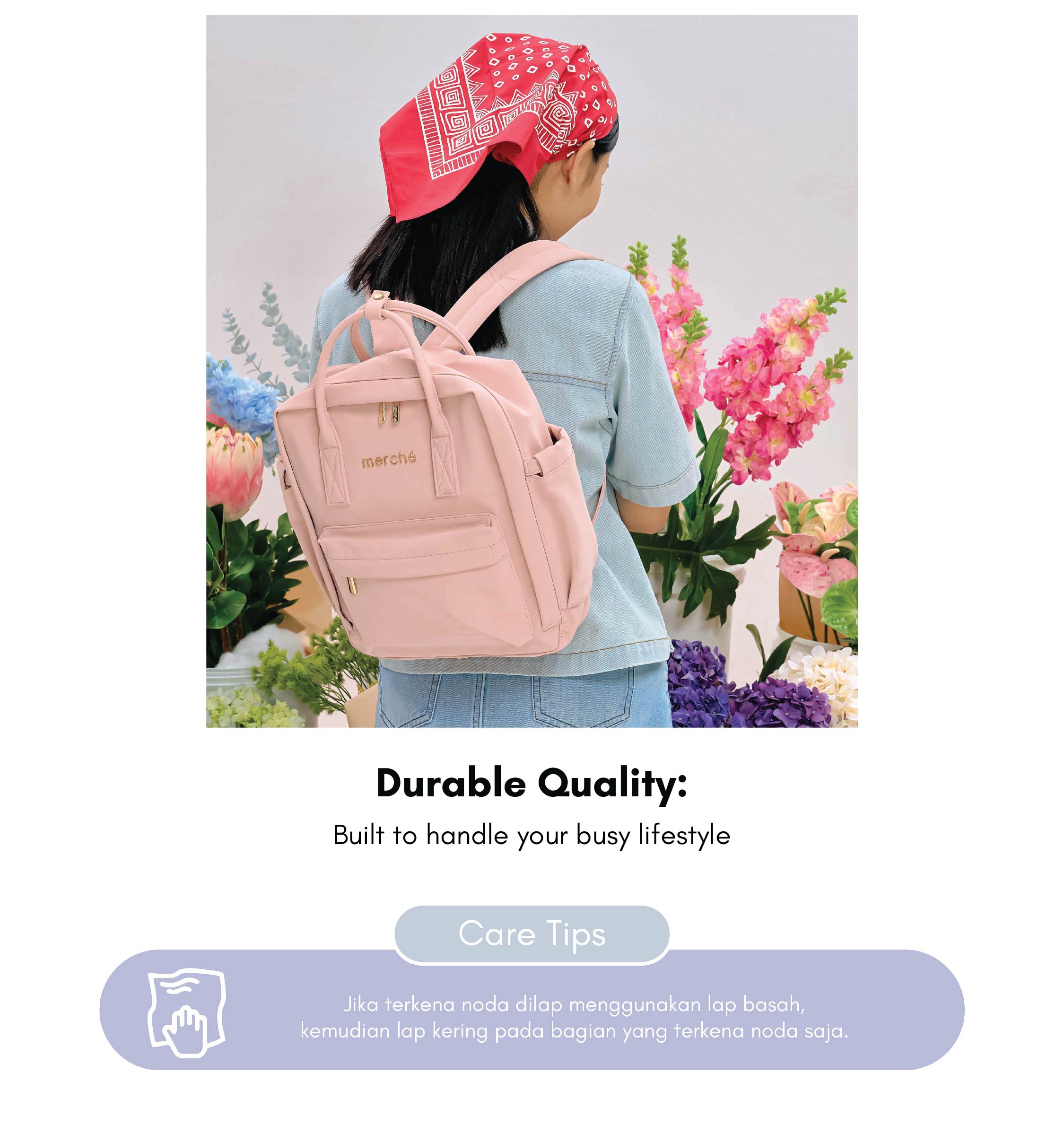 Jual Merche Tas Wanita Backpack Bree | Shopee Indonesia