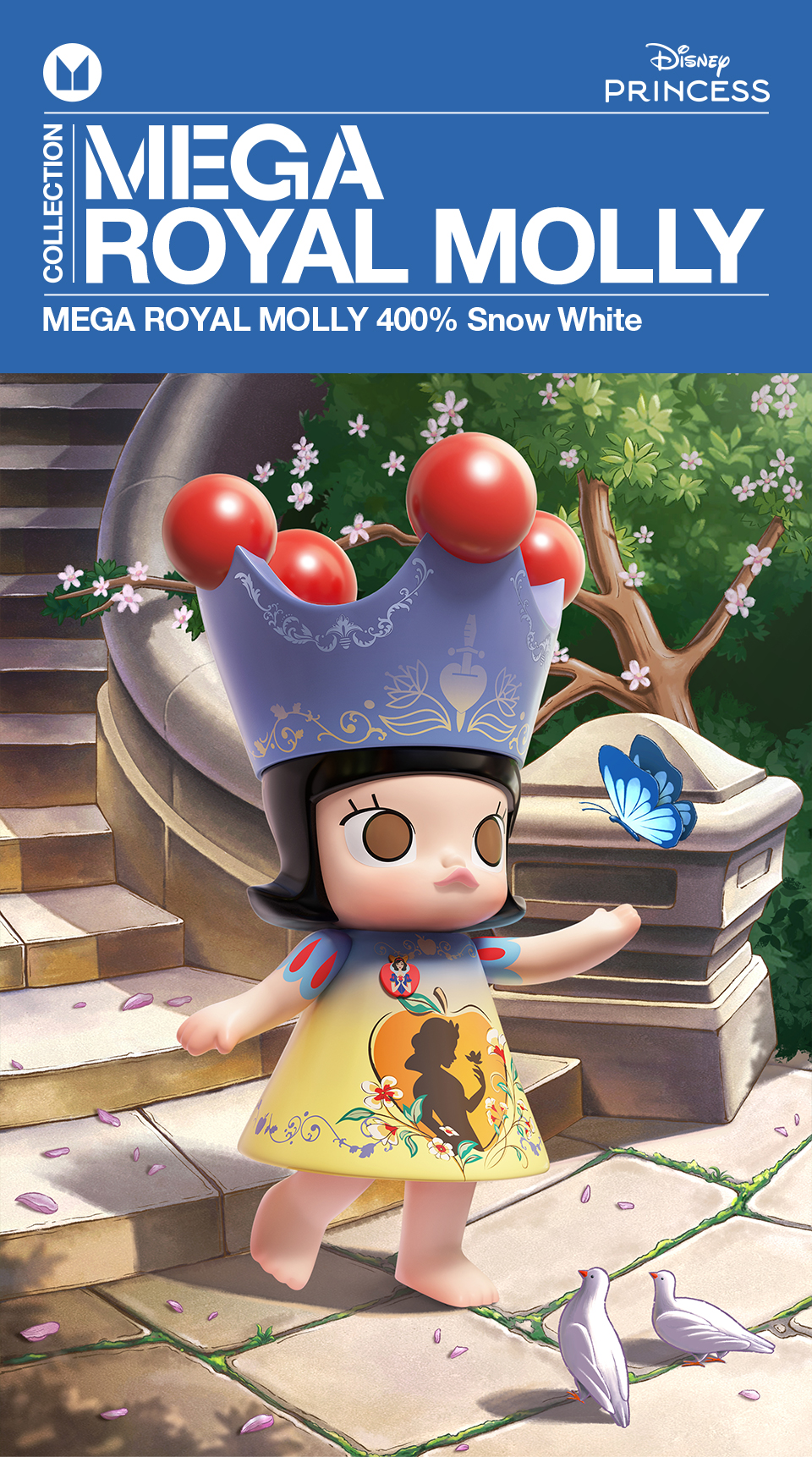 POPMART Mega Royal Molly Snow White 400% ポップマート メガ