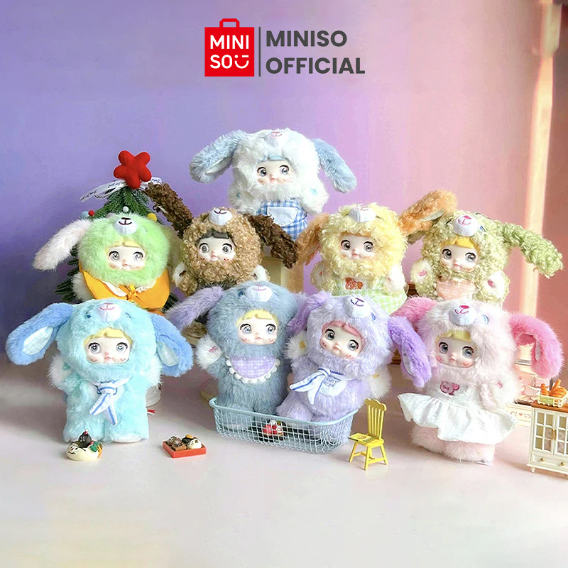 Jual MINISO Nommi Full Collection Blind Box Plush Toy Surprise Box ...