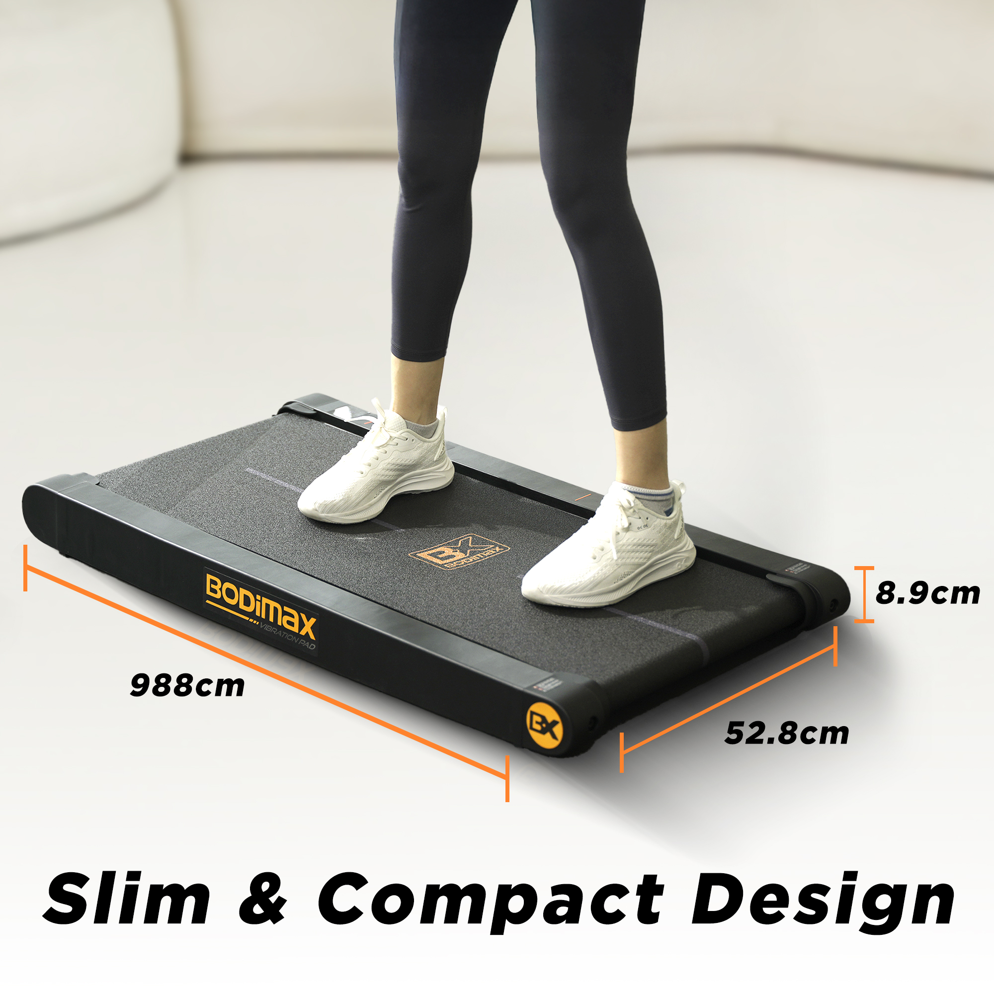 Jual BODIMAX MOVING PAD/Walking Pad 2 in 1/ Treadmil & body slimmer ...