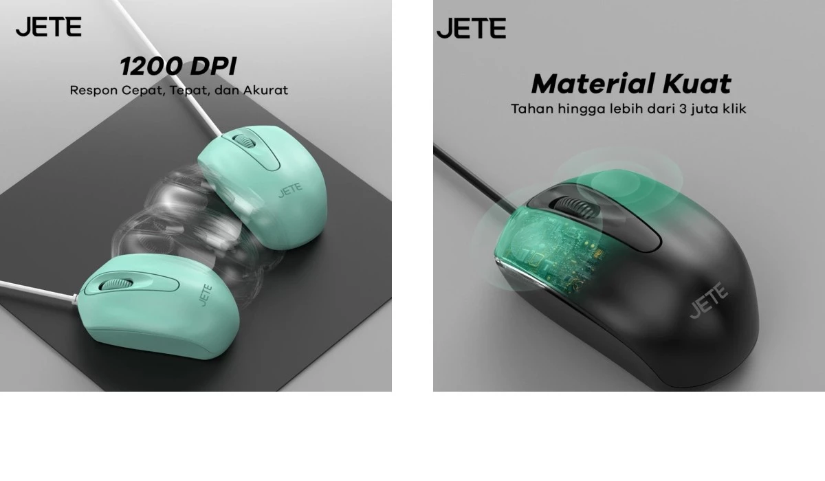 Jual Mouse Kabel JETE MO101 1200 DPI Optical Technology - Garansi 2 ...