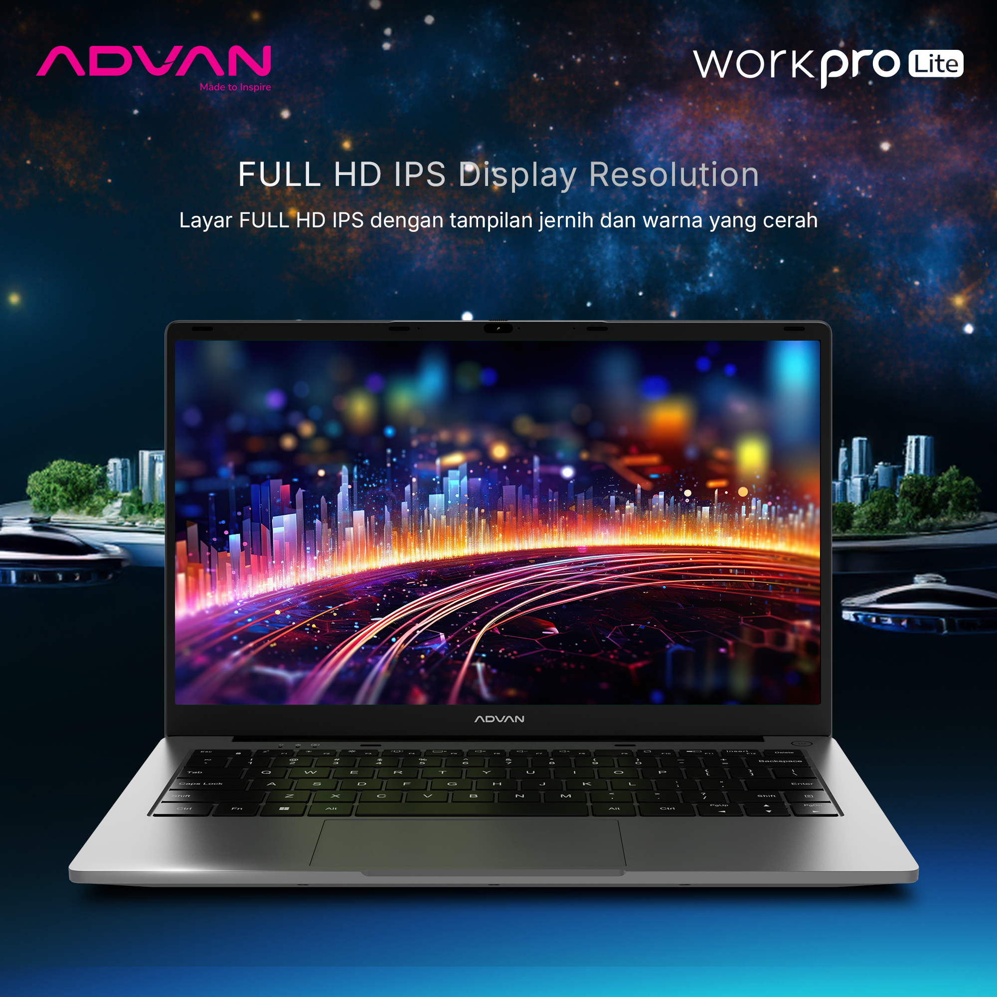 Jual [BEST DEALS] ADVAN Laptop Workpro Lite | Intel Core i5-12450H ...