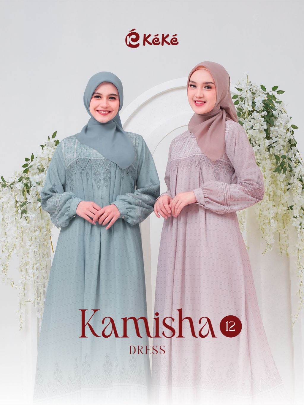 Jual Baju Gamis Ria Ricis Dress Kamisha 12 Baby Doll Furing Voal Zipper ...
