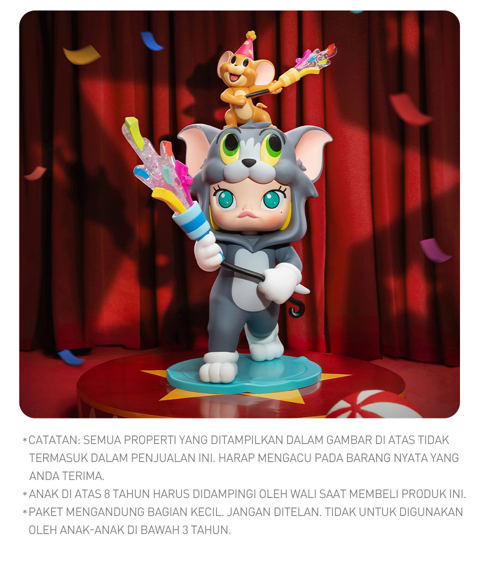 Jual POP MART MOLLY x TOM & JERRY Figurine Action Figure