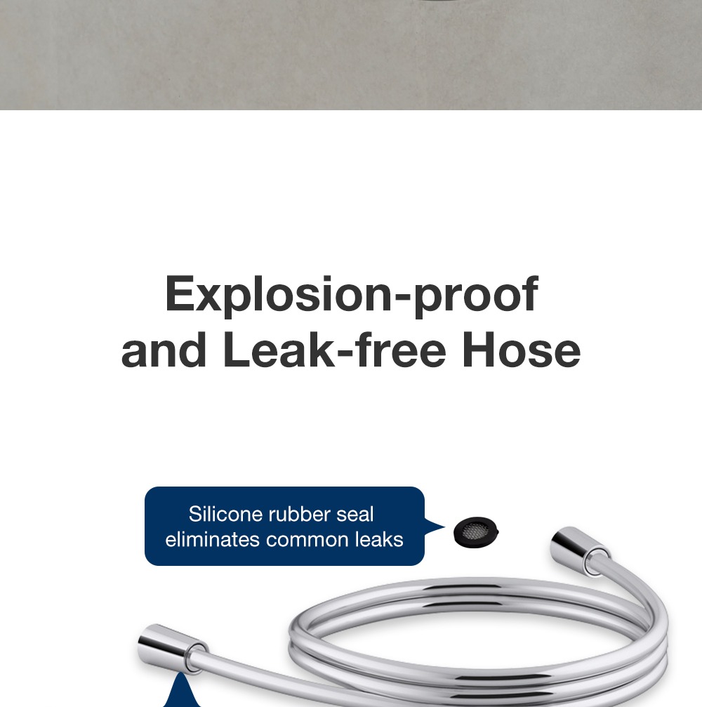 Jual KOHLER Anti-Kink Selang Shower Hose 1.5M Polished Chrome K-11628T ...
