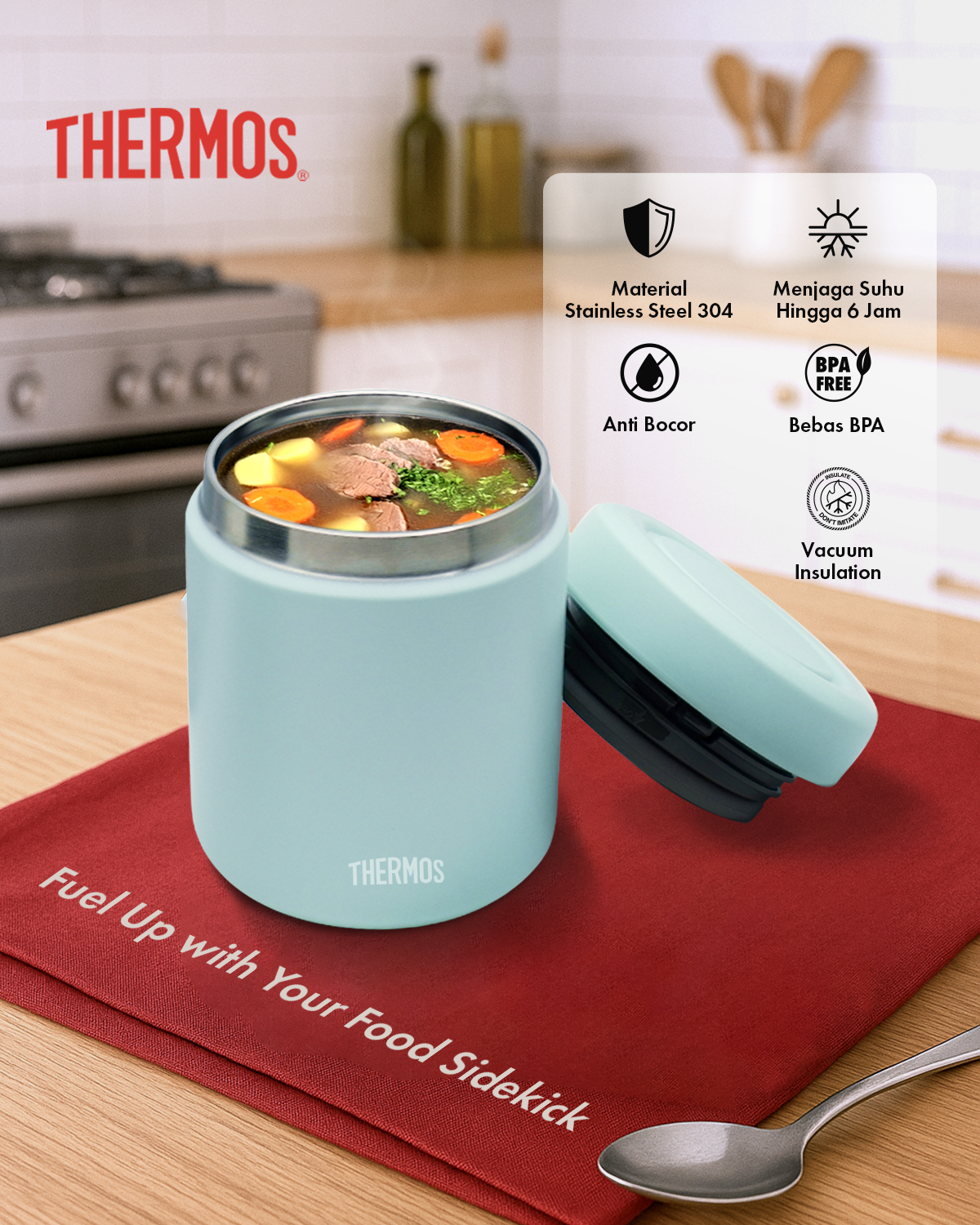 Thermos Vacuum Insulated Food Jar 400ml