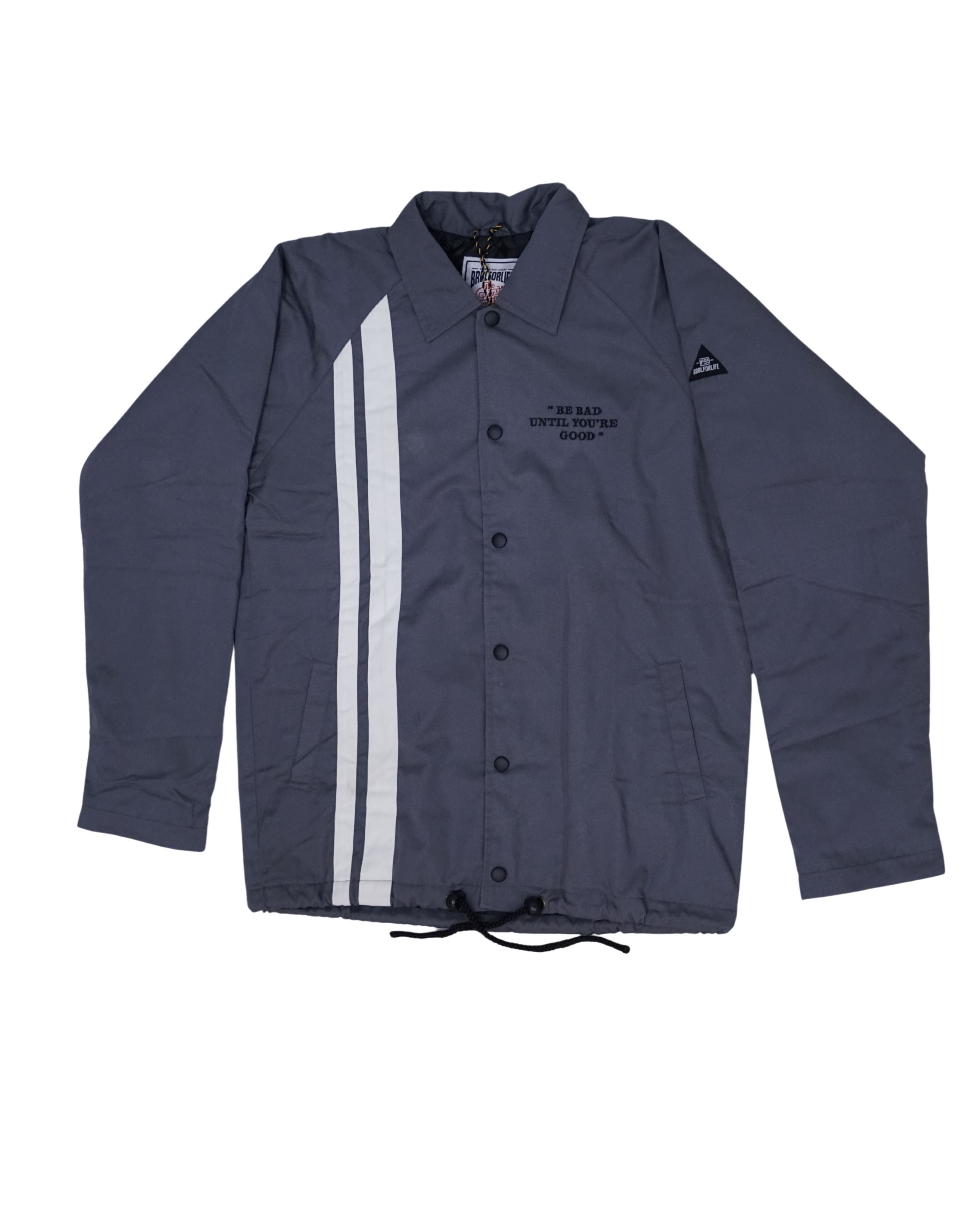 Jual BRBL Born And Blessed Jacket Wind Breaker Abu Lengan Panjang Pria ...