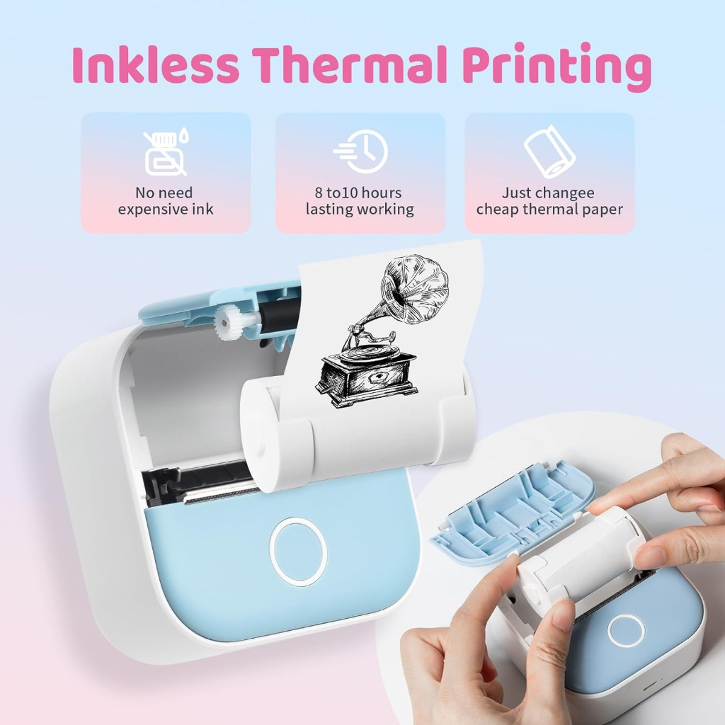 Jual (GIFT Poto Album BTS) Jovitech Printer Termal Printer Bluetooth ...
