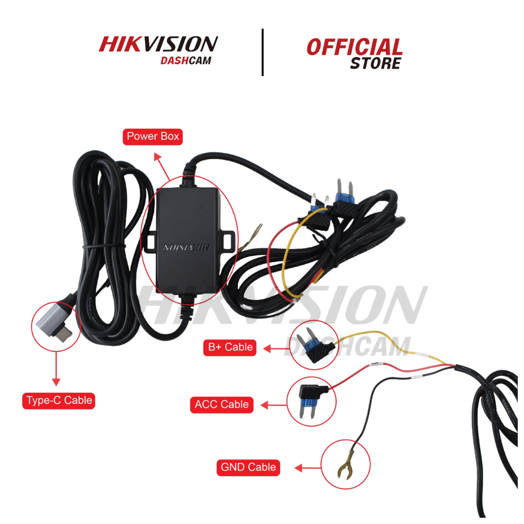 Jual HIKVISION N6 PRO Dash Cam 2K Front+Rear 1080P Full Touch Screen ...