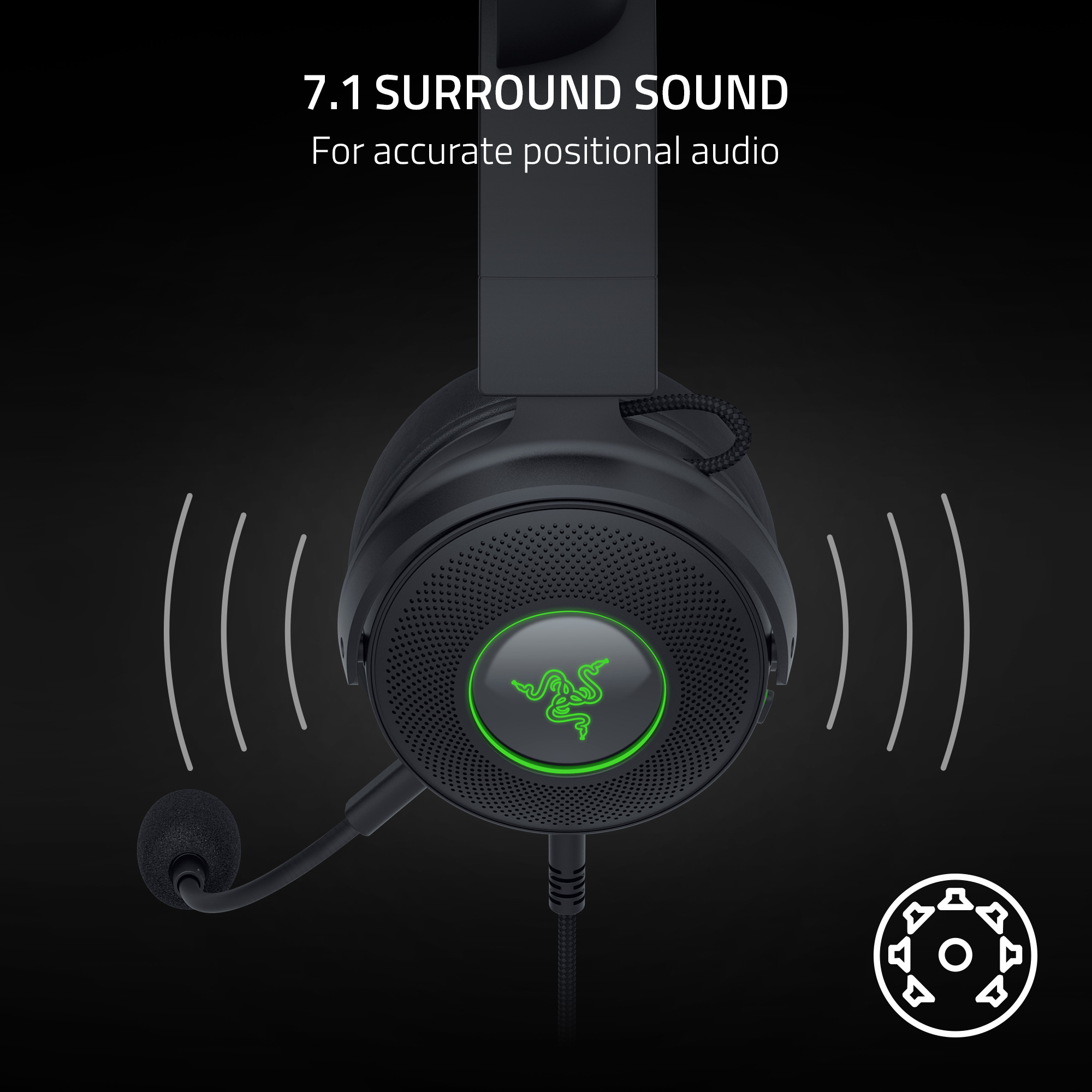Razer Kraken Kitty V2 Pro Black Wired RGB Headset