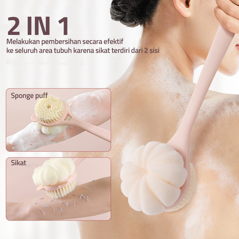Jual GM Bear Sikat Badan Dan Punggung Untuk Mandi 2 in 1 2253 - Shower ...