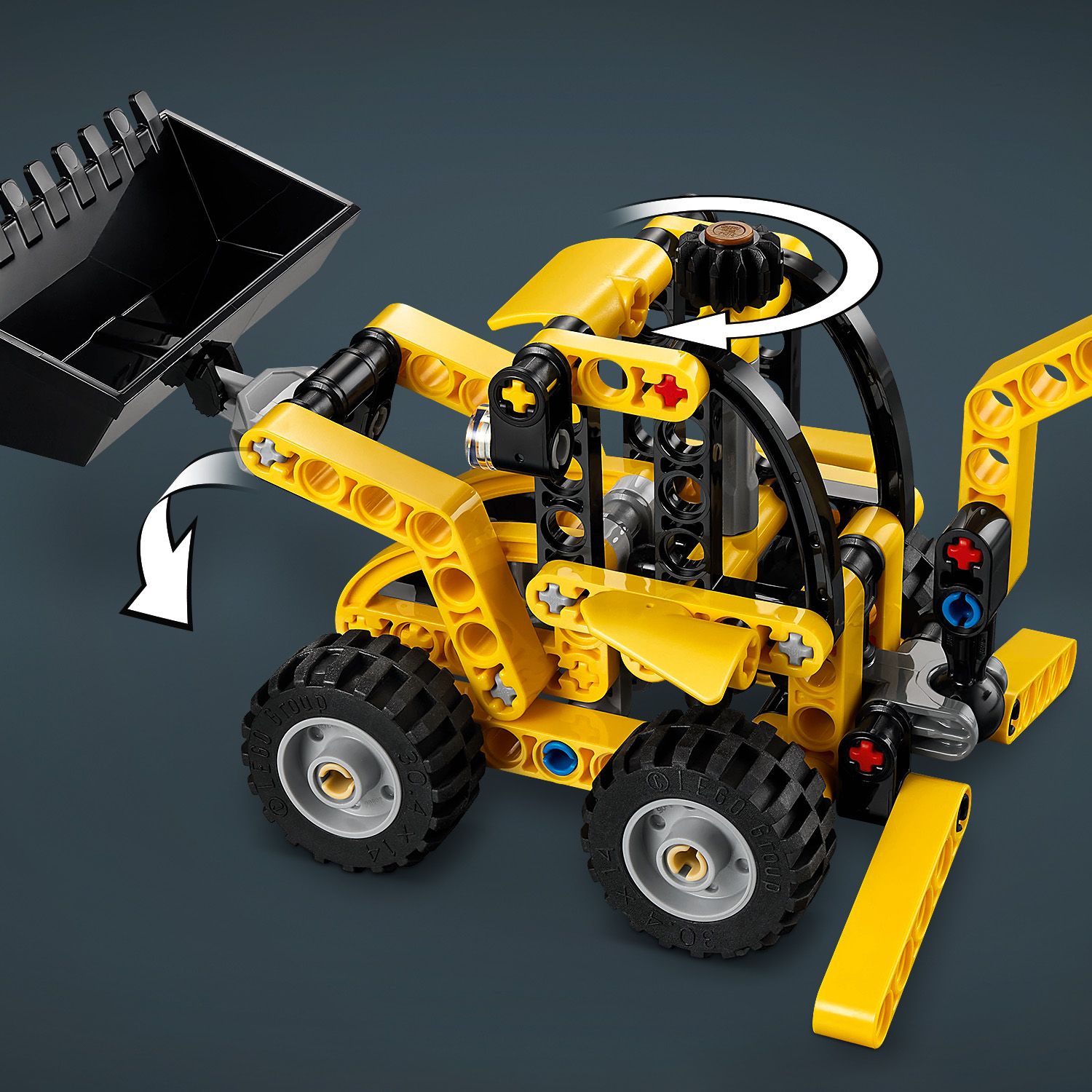 Jual LEGO Technic 42197 Backhoe Loader (104 Pieces), Building Block ...