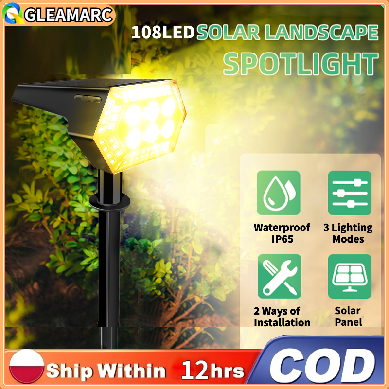 Jual GLEAMARC Lampu Rumput Luar Ruangan Tenaga Surya, Lampu LED Taman ...
