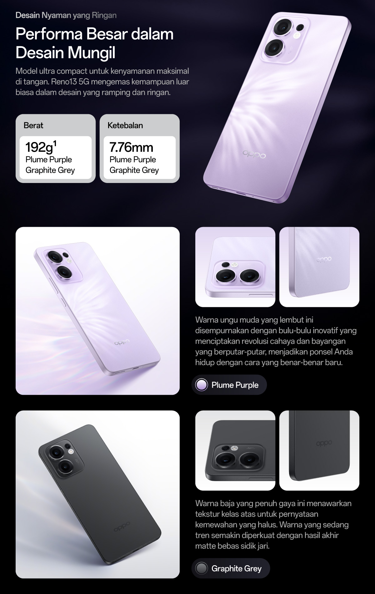 Jual [NEW PRODUCT] OPPO Reno13 F 4G 8GB/256GB [IP69 Water Resistance ...