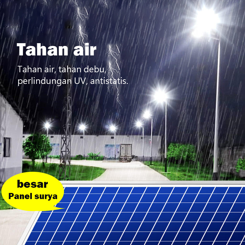 Jual Gleamarc Lampu Jalan Led Solar Light W Outdoor Sensor Gerak Waterproof Surya Lampu