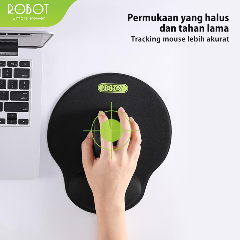 Jual Robot Wrist Rest Mousepad RP02 Ergonomic Style PC / Laptop Black ...