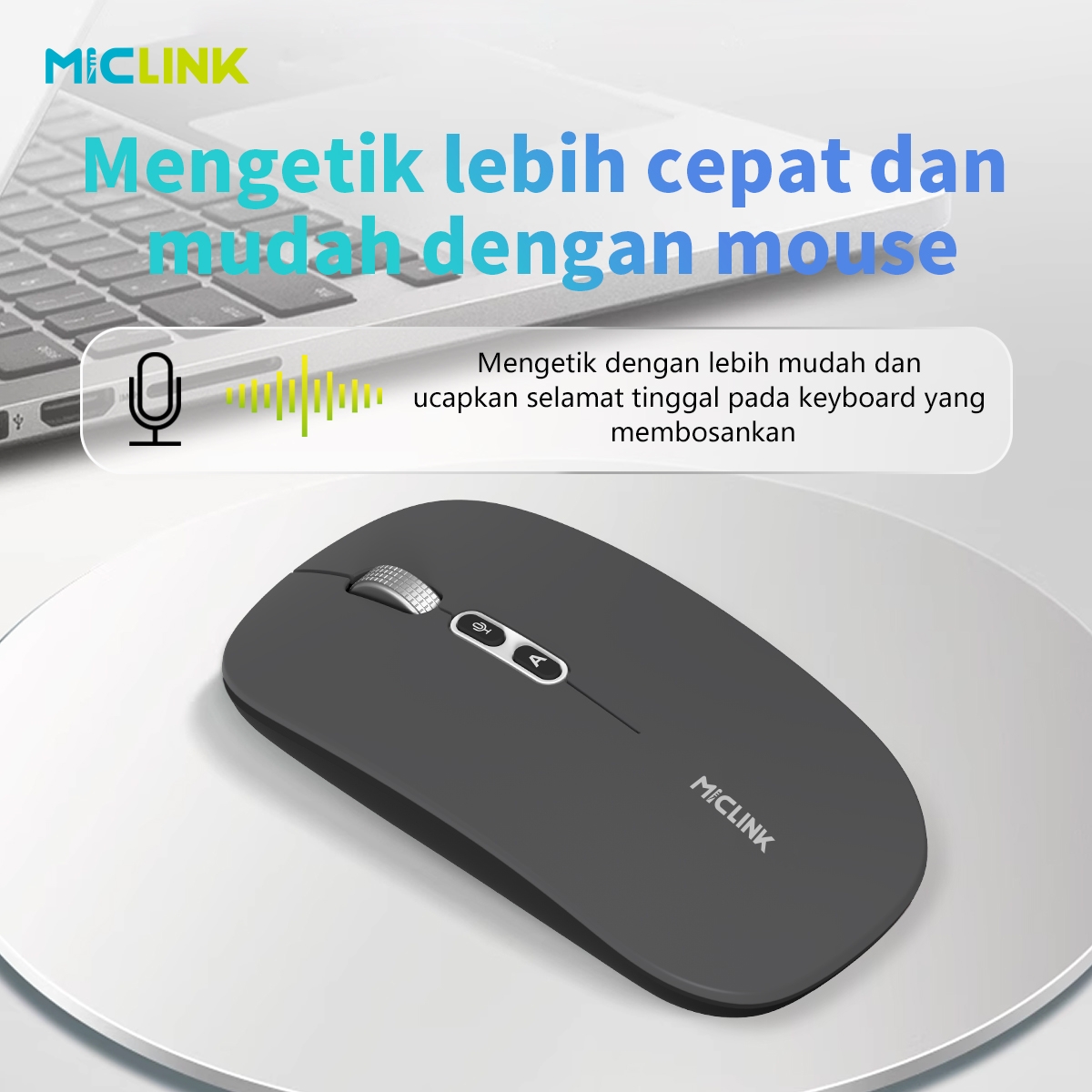 Jual MICLINK M108 Smart AI Voice Mouse untuk Mengetik dan Menerjemahkan ...