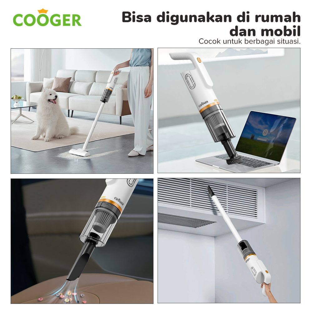 Jual [LIVE BELI 1 DAPET BANYAK] COOGER 5IN1 Vacuum Cleaner Penyedot