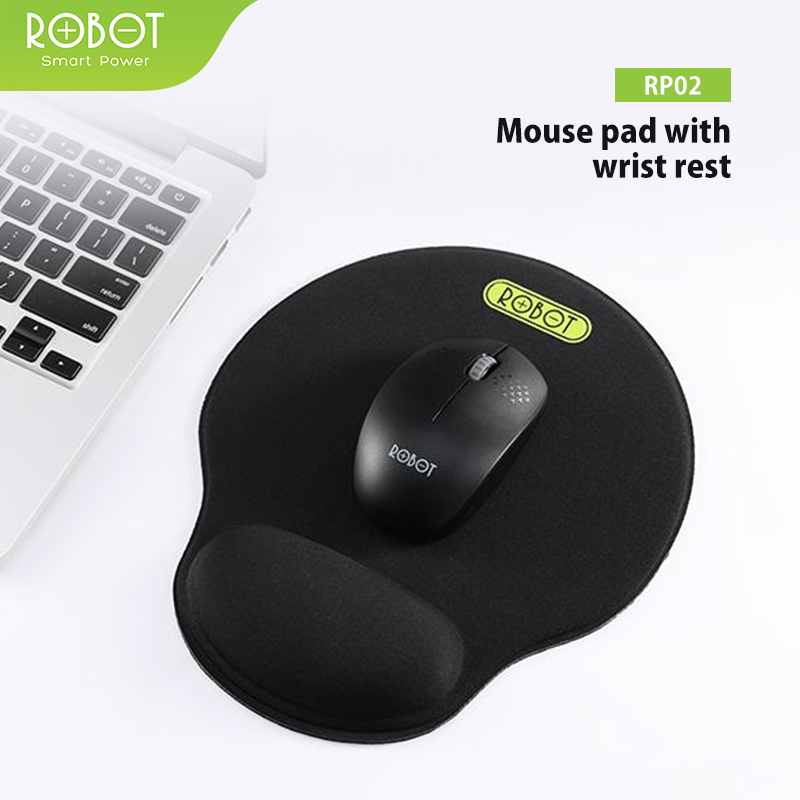 Jual Robot Wrist Rest Mousepad RP02 Ergonomic Style PC / Laptop Black ...