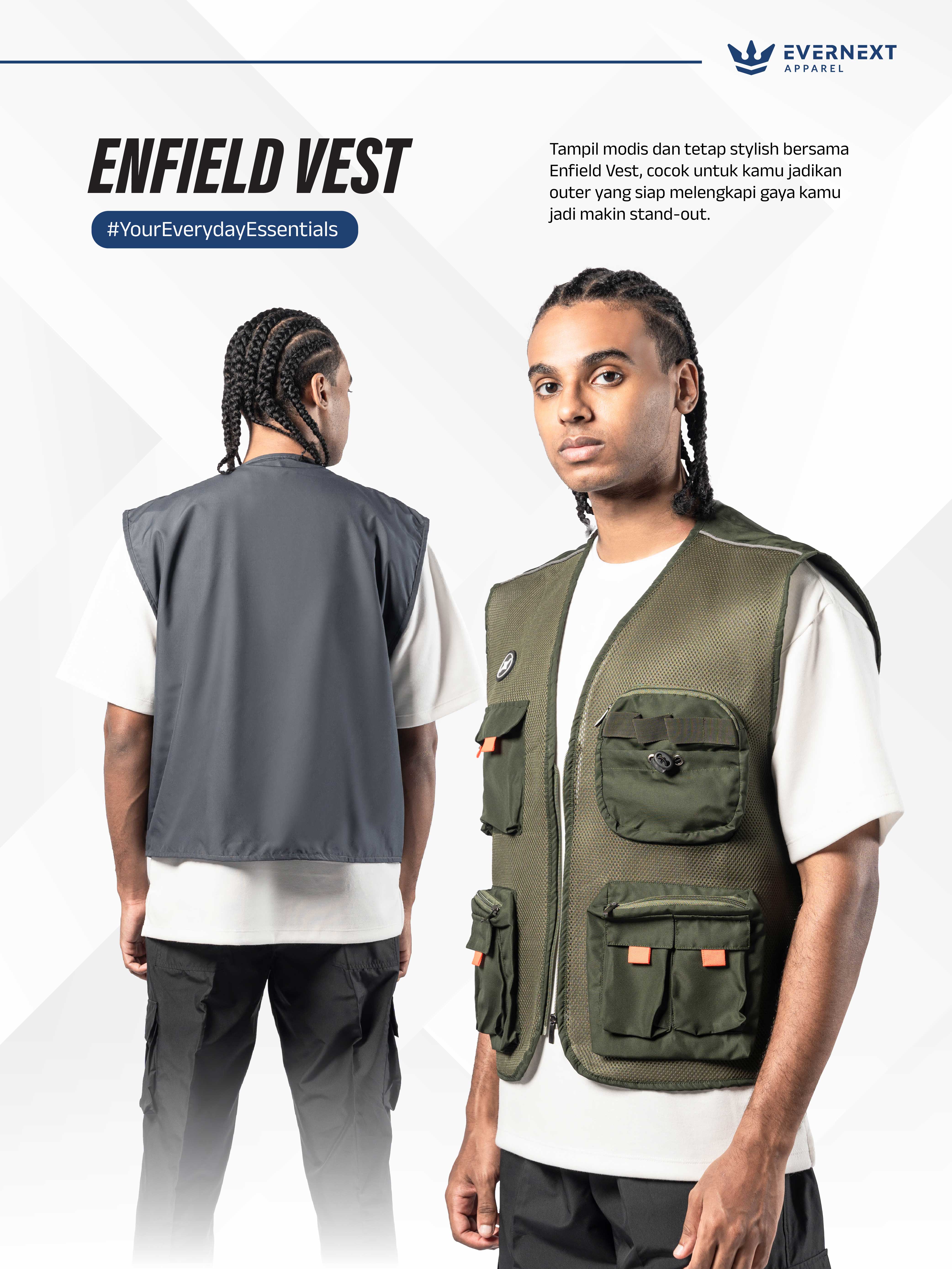 Jual Evernext - Rompi Outdoor Parasut Pria Tactical Vest Enfield Pria ...