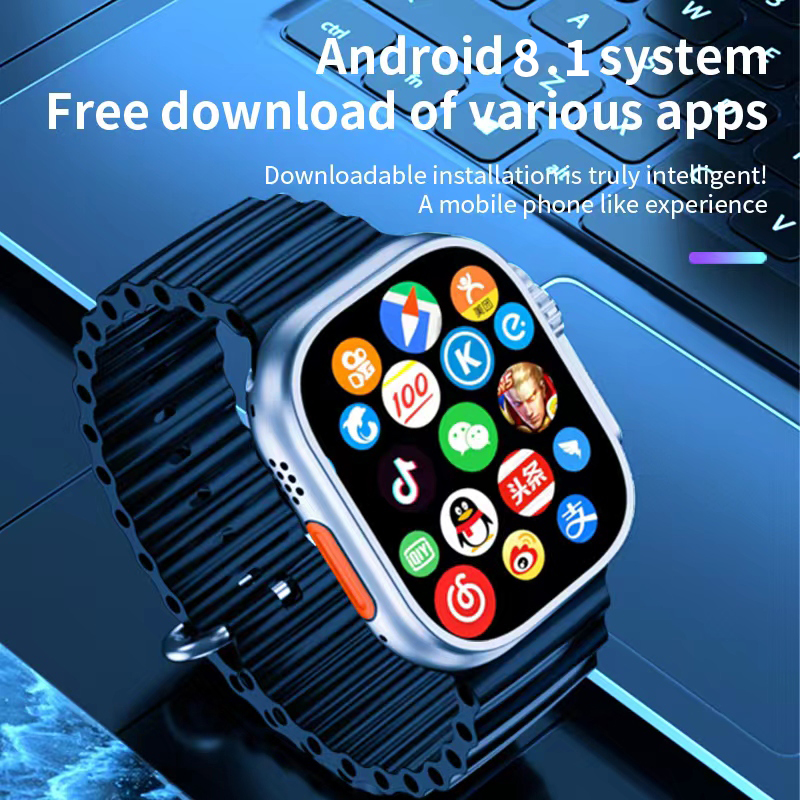 Jual [4G Sim card] LDS Smartwatch S9 ULTRA 4G & 5G | RAM 4 / 64GB | SIM ...