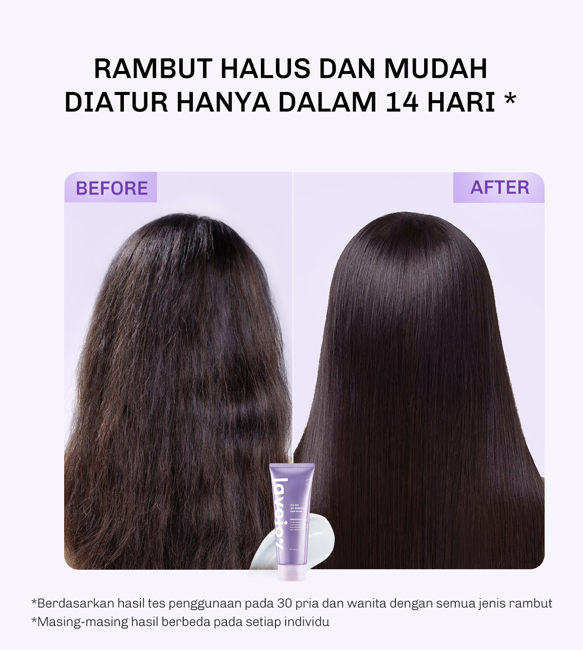 Jual Lavojoy So So So Smooth Hair Mask 180gr | Masker Rambut Lembut ...
