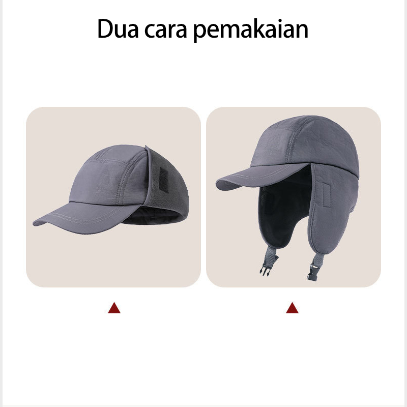 Jual SHULANGER Topi 5 panels / earflap / nylon / outdoor / DIVERGENT ...