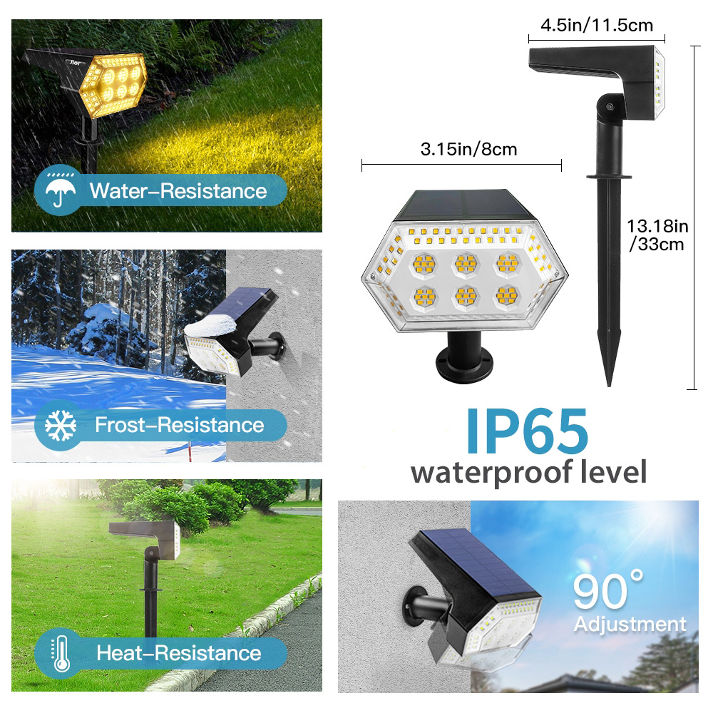 Jual GLEAMARC Lampu Rumput Taman Tenaga Surya LED Otomatis Tahan Air ...