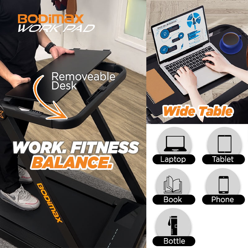 Jual BODIMAX WORK PAD / Running Pad 3 In 1 / Treadmill Workpad | Shopee ...