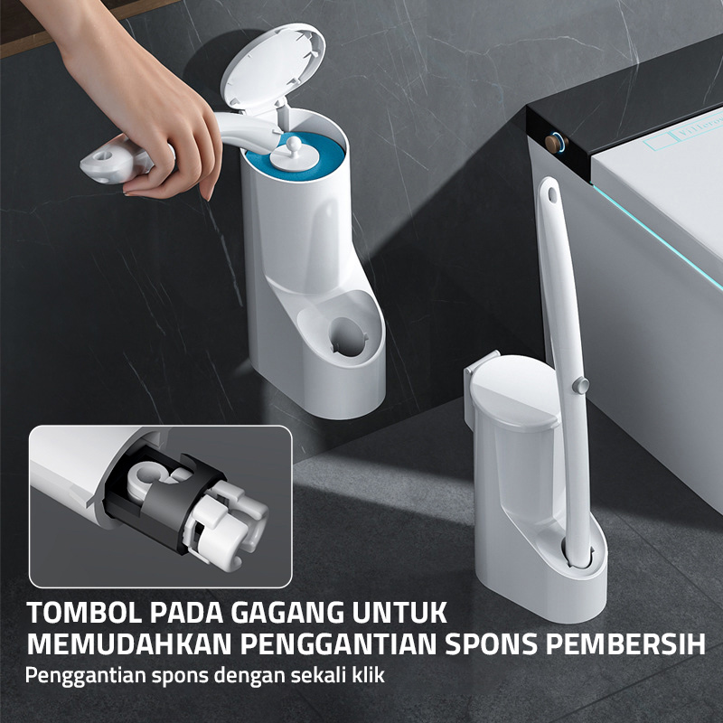 Jual GM Bear Sikat WC Toilet Sekali Pakai 2258 - Disposable Toilet ...
