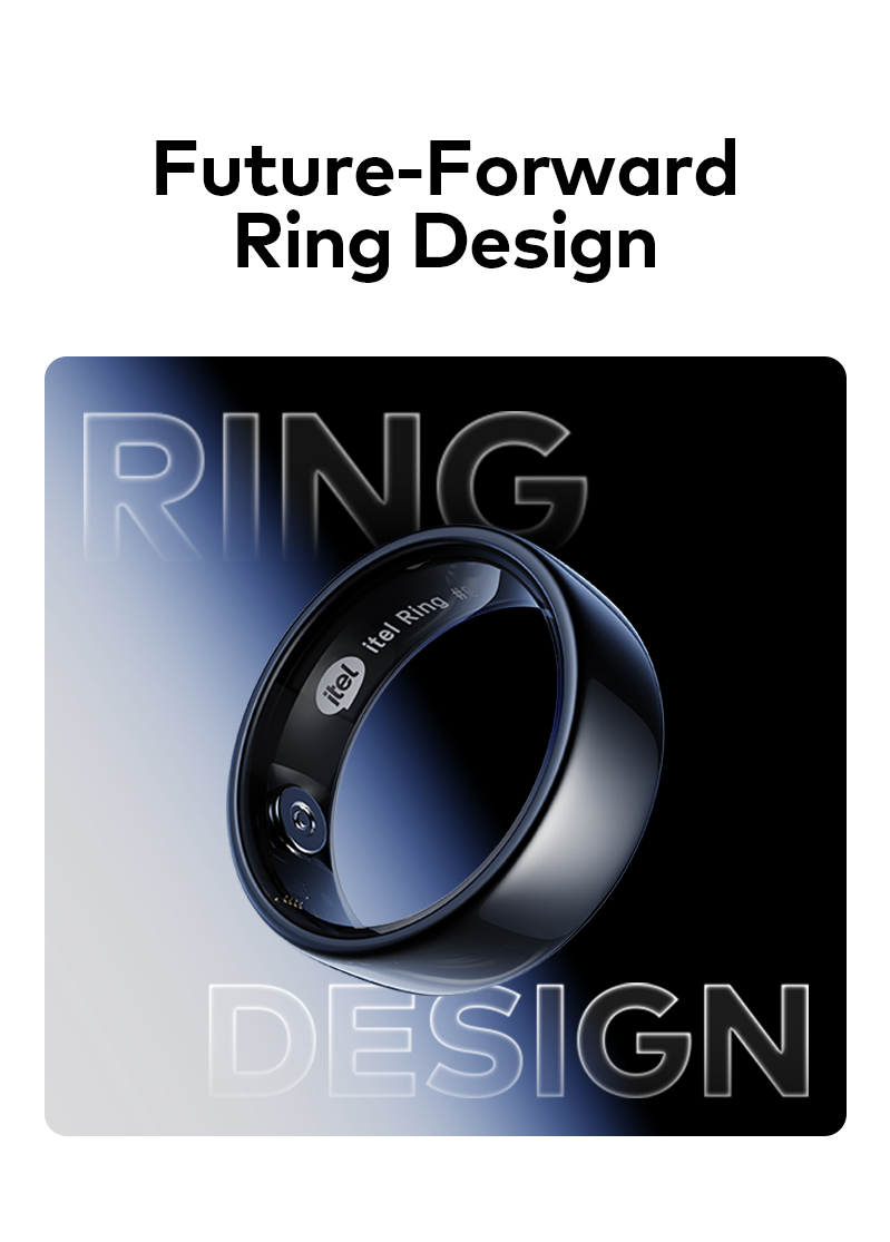 Jual Official itel Ring 24h Real Time Heart Rate /Blood Oxygen Testing ...