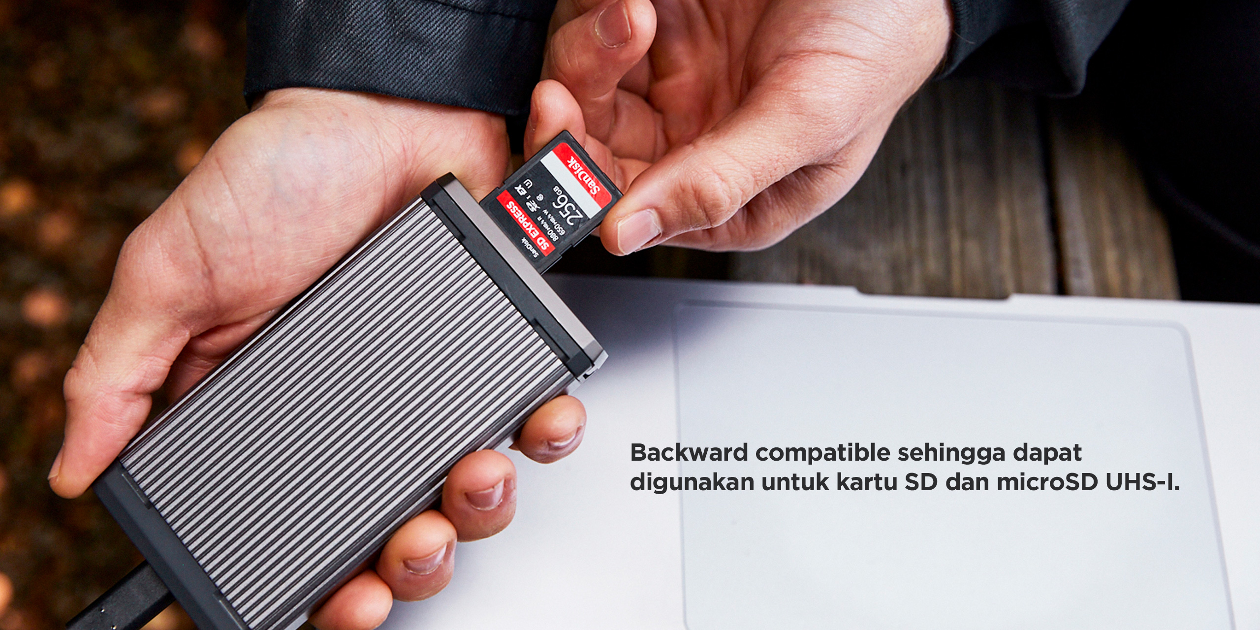 Jual SanDisk PRO Reader SD Express Dual Card USB 3.2 Gen 2 Reader ...