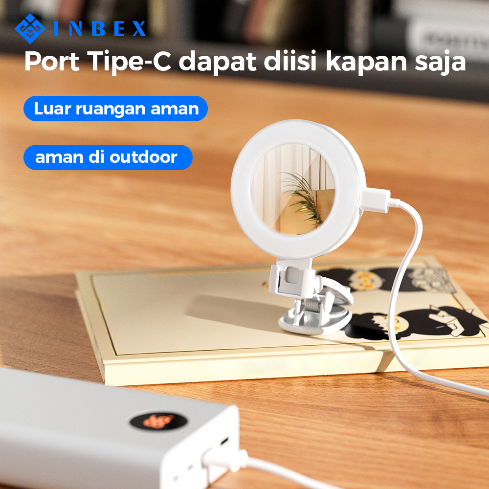 Jual INBEX PL2 Lighting Konten Ring lighti Mini Mirror Capit Konten ...