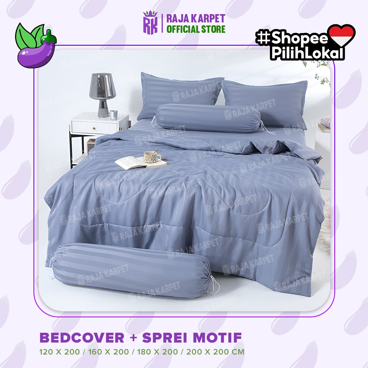 Jual Raja x Cicibarbar - Selimut Bedcover Only / Sprei Set Sarung ...