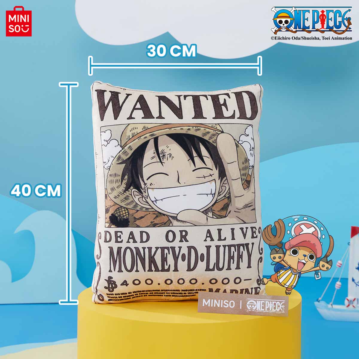 Jual Bantal MINISO X One Piece Classic Series berukuran 16 inci ...