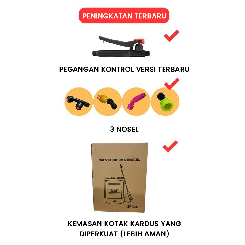 Jual SPRAYER ELEKTRIK 20L Semprotan Multi Fungsi 2in1 Penyemprot ...