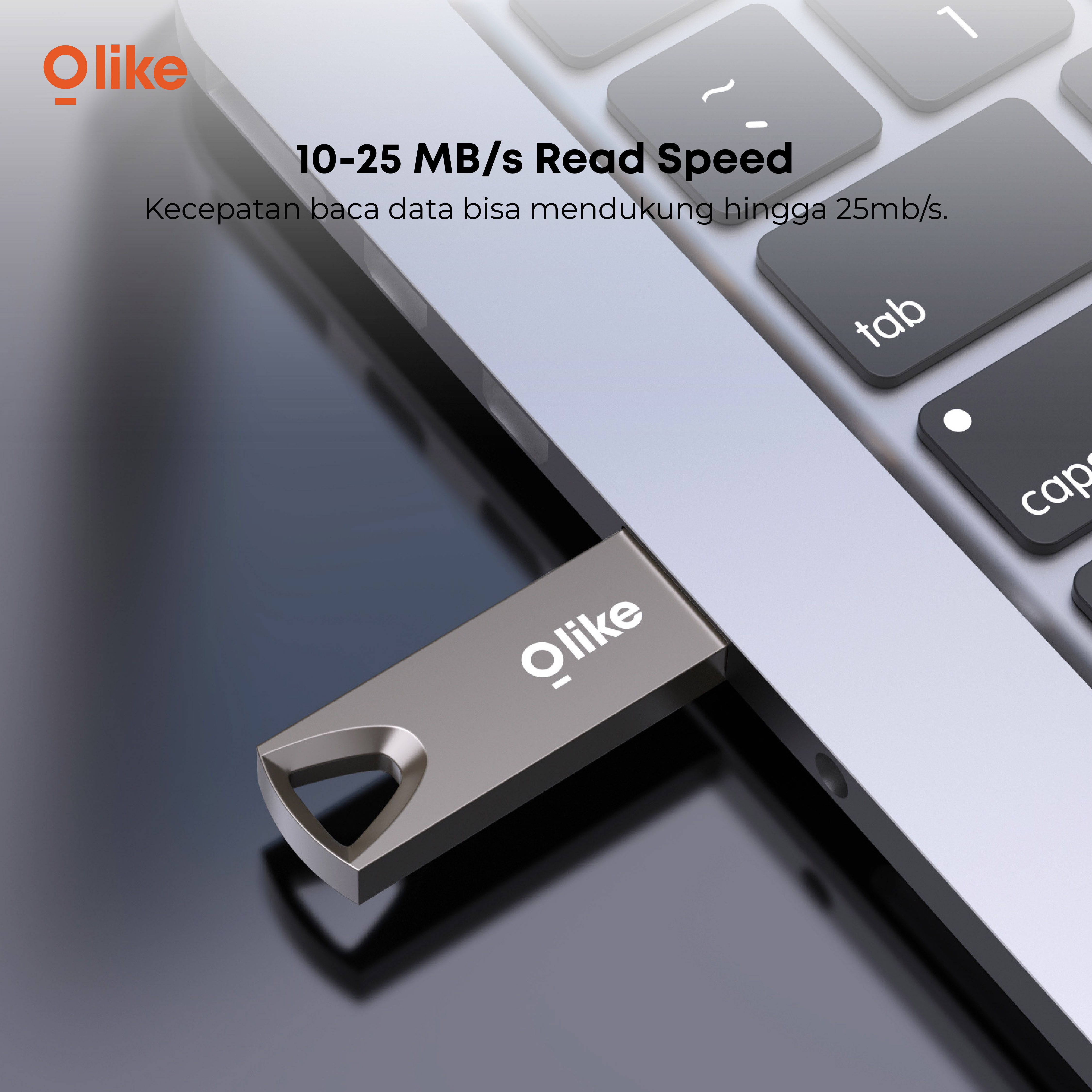 Jual Olike Flashdisk Full Metal High Speed Memory 16 32 64 128GB USB 2. ...