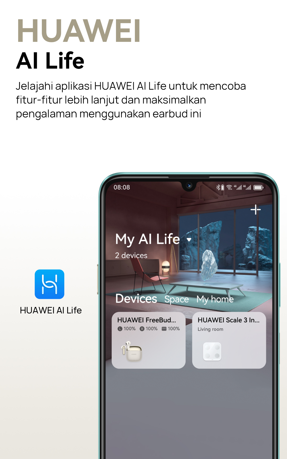 Jual HUAWEI FreeBuds SE Earphone Wireless TWS Daya Tahan