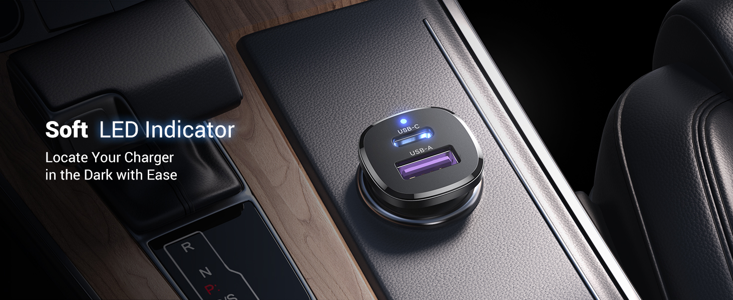 Jual UGREEN Car Charger Mobil For iPhone Dual Port PD Type C Fast