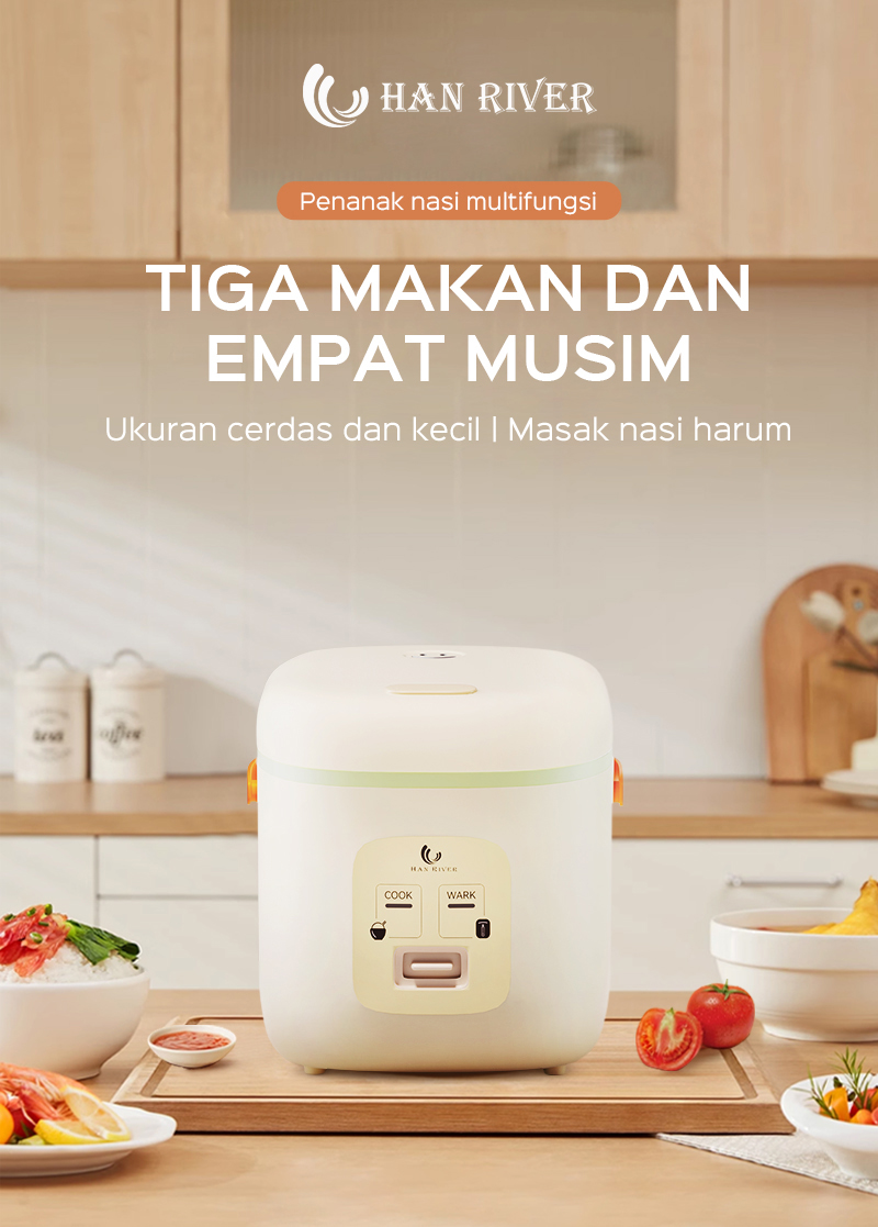 Jual HAN RIVER RICE COOKER HRRC04-01 magic com/ mejikom 0.8L PINK ...