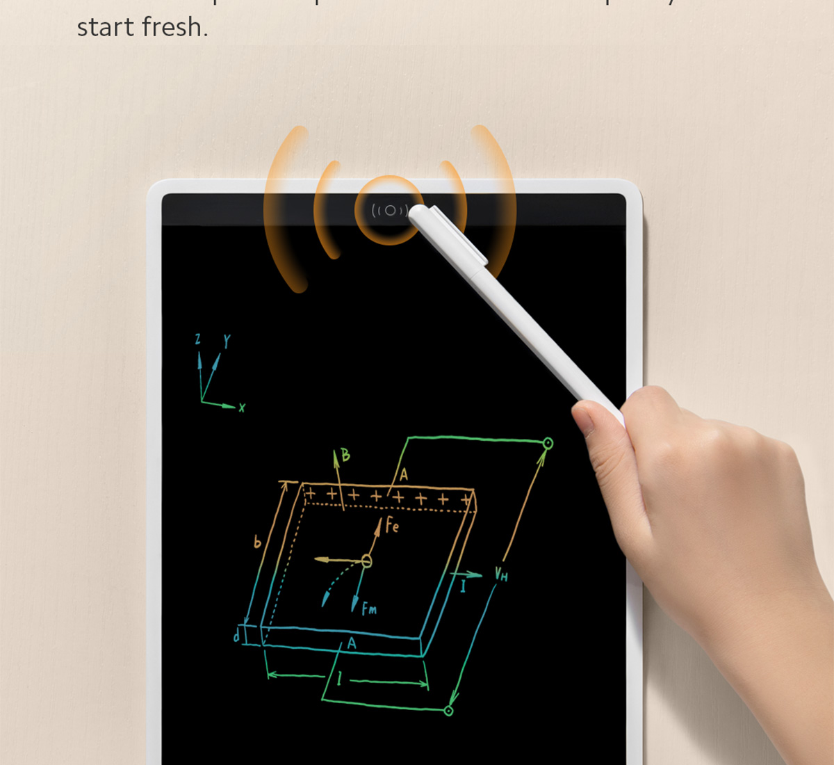 Mi LCD Writing Tablet One tap clear screen Ultra light magnetic  stylus Desain ringan dan portabel [Official Store]