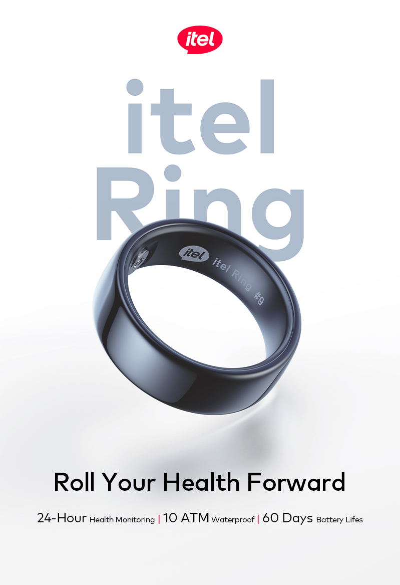 Jual Official itel Ring 24h Real Time Heart Rate /Blood Oxygen Testing ...