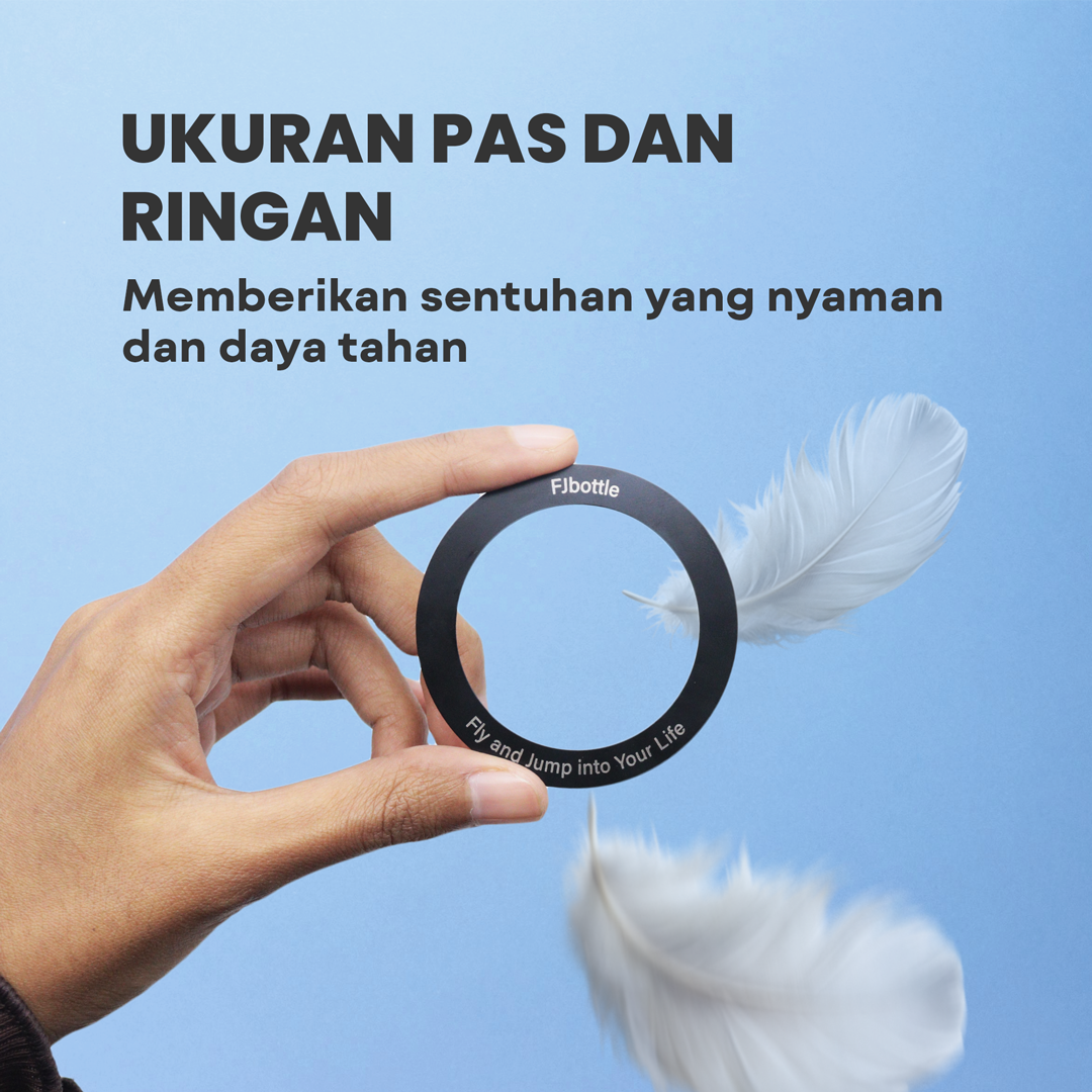Jual FJBottle - Magnetic Ring Tumbler Magsafe Popsocket Magnet Wall ...