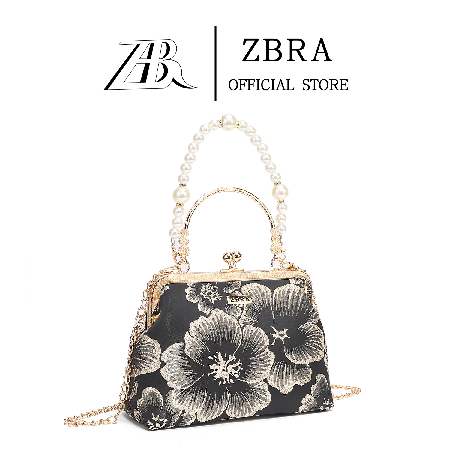 Jual ZBRA Tas Selempang Wanita Mini Mutiara Elegan Muat HP 6.7 inchi ...