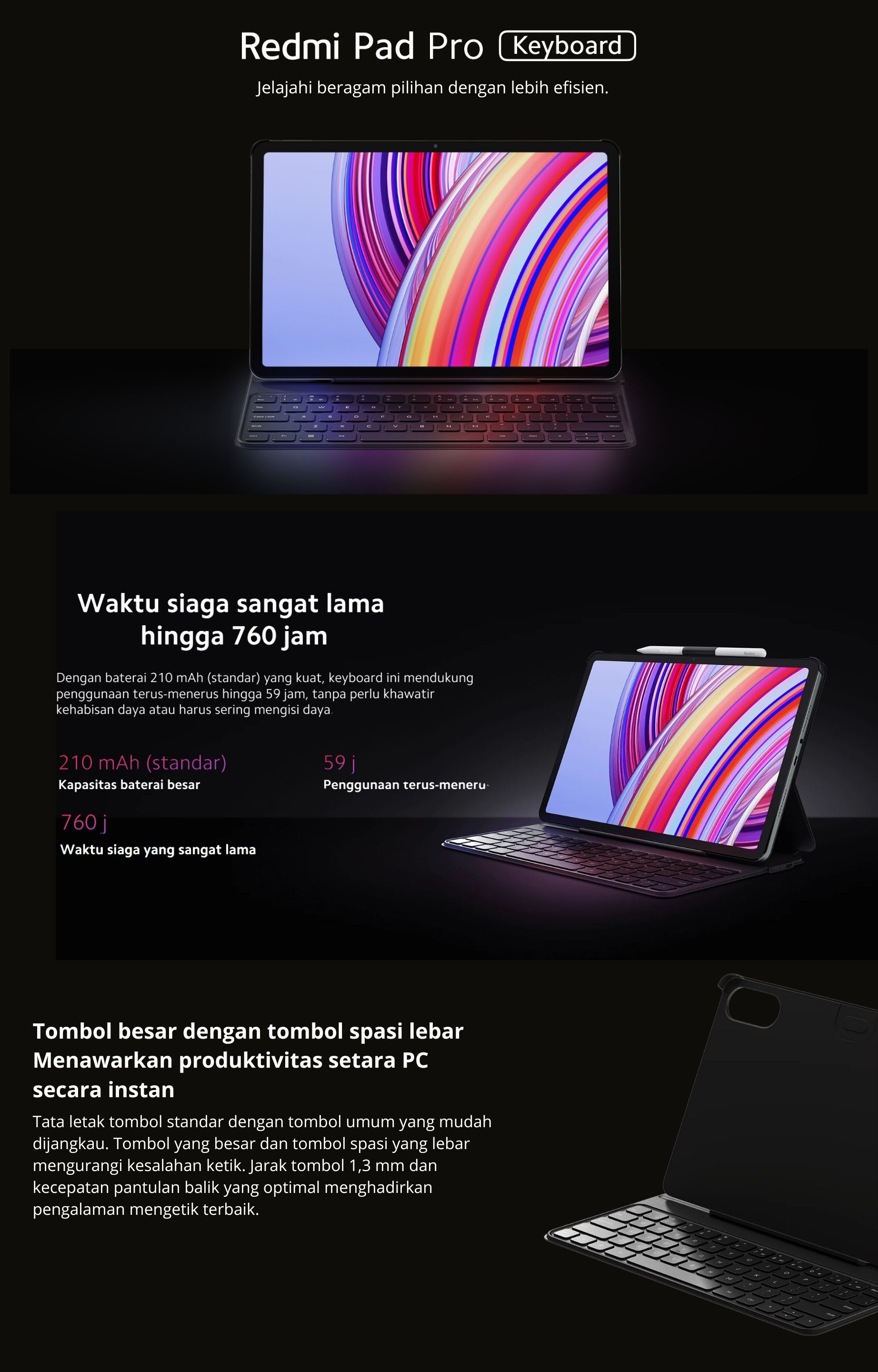 Jual Xiaomi Redmi Pad Pro Keyboard | Shopee Indonesia
