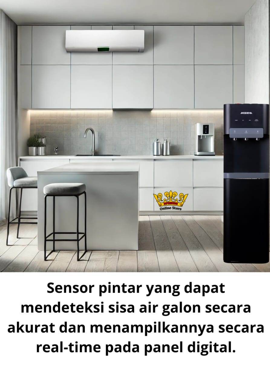 Jual MODENA DD1314BABK Dispenser Air Galon Bawah - Bottom Loading Panas ...