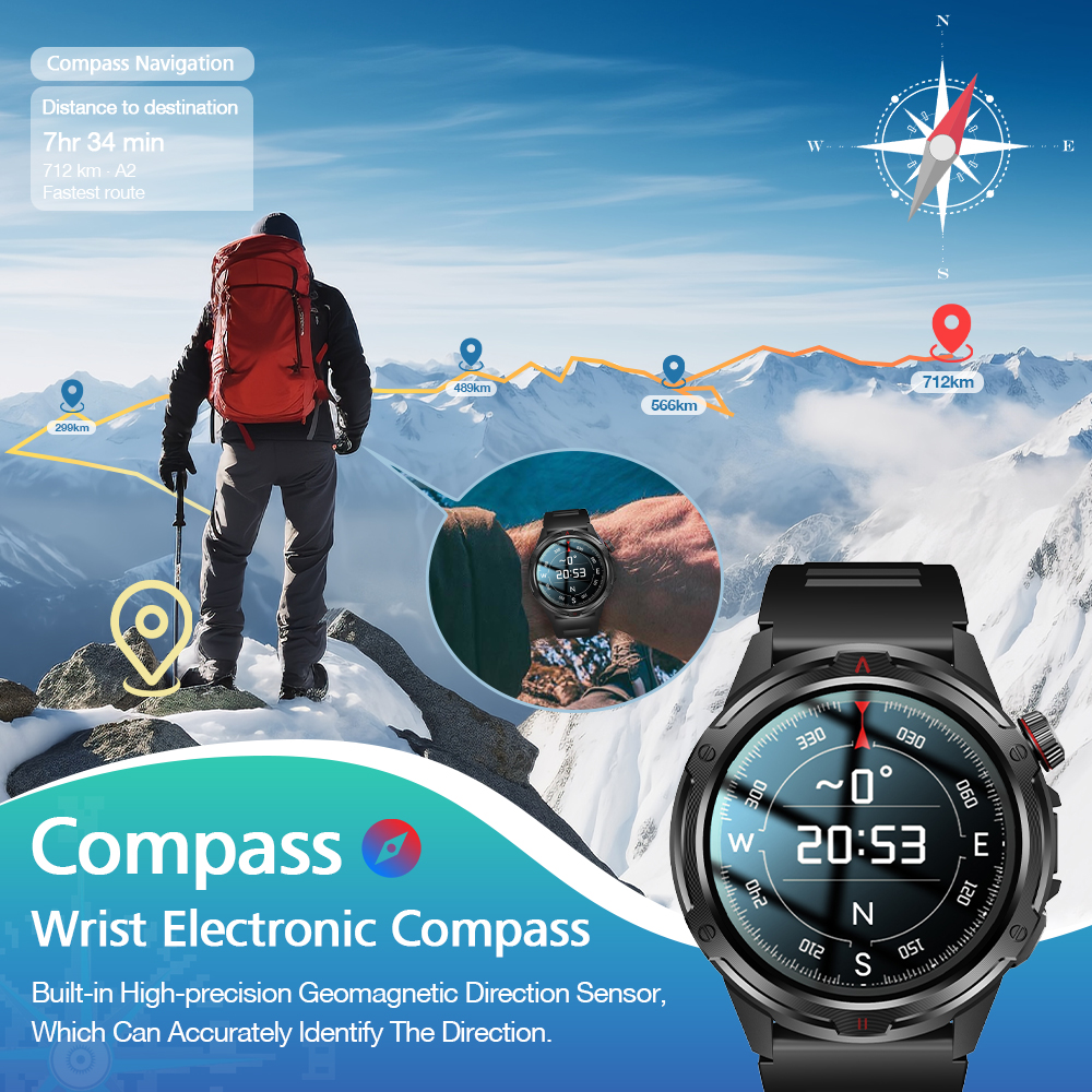 Jual Aolon Tetra R4 Smartwatch GPS Ip68 Tahan Air Jam tangan pintar ...