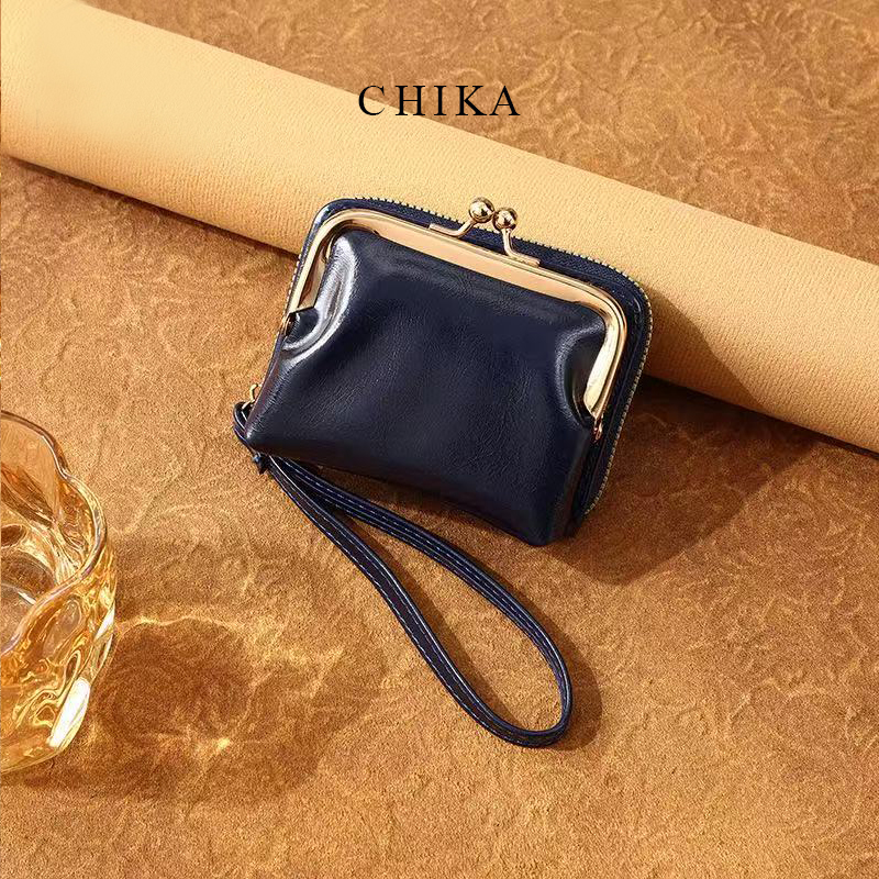 Jual Chika 2pcs Women Wallets Bag Female Short Hasp Purse Small