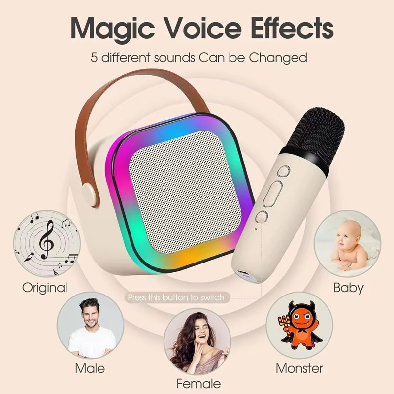 Jual [COD] Mini Speaker Bluetooth With Mic 3D Stereo Super Sound ...